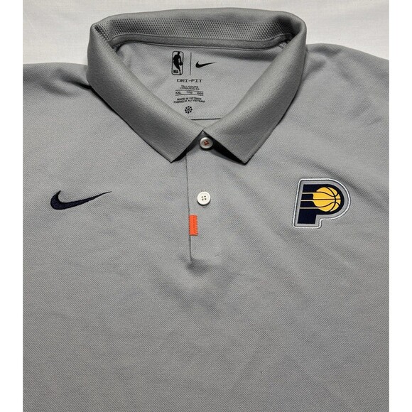 Indiana Pacers Nike Polo Dri FIT Shirt NBA 2XLT XXLT Basketball *READ Blemish - Picture 1 of 10